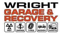 Wright Garage & Recovery logo — MOT, garage, tyres, recovery and diagnostics
